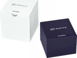 Casio Ρολόι Χρονογράφος με Μεταλλικό Μπρασελέ σε Ασημί χρώμα