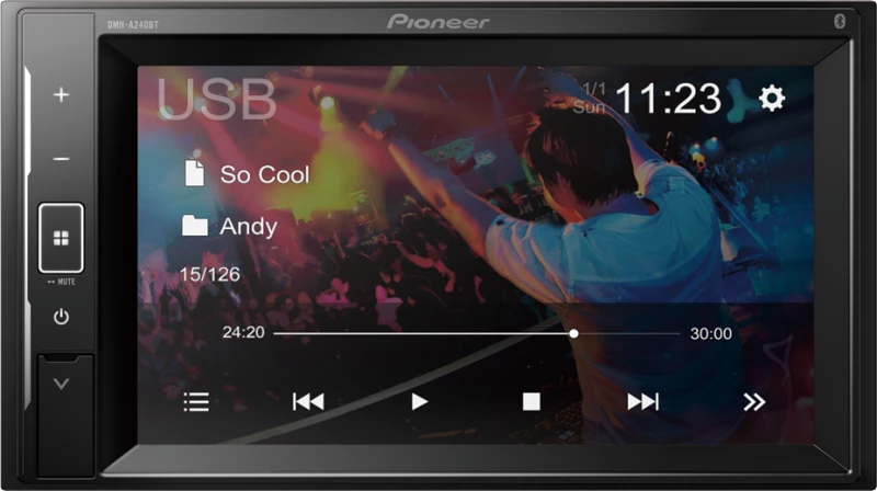 Pioneer DMH-A240BT με Bluetooth