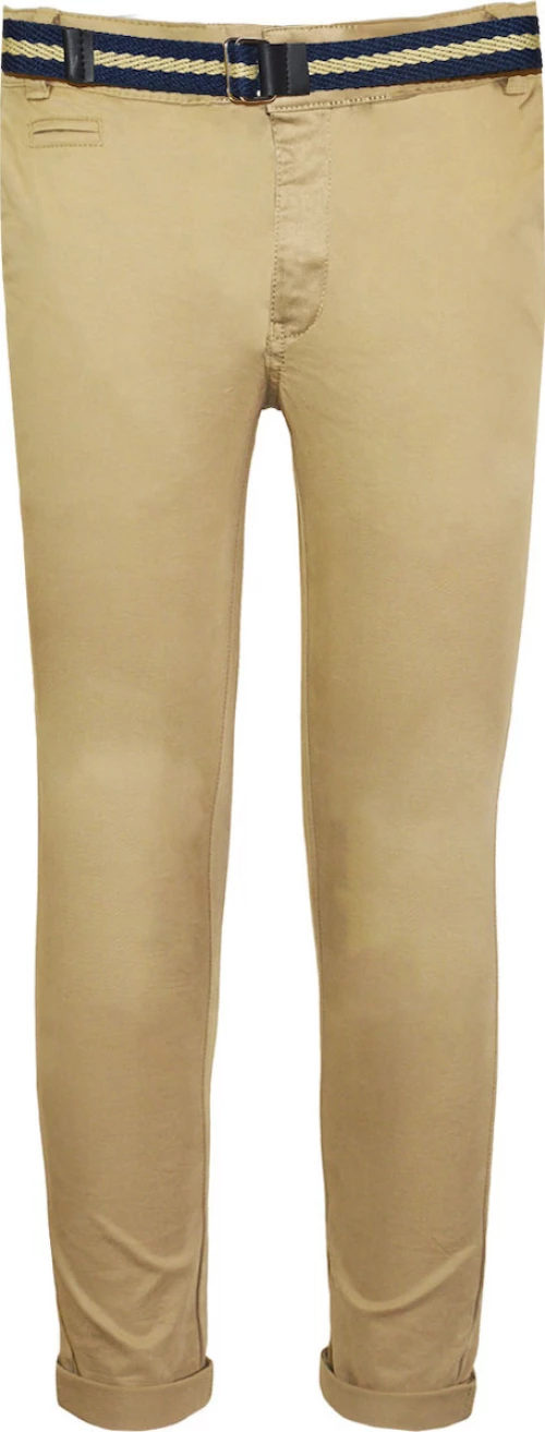 Παντελόνι chinos με ζώνη μπεζ (Μπεζ)