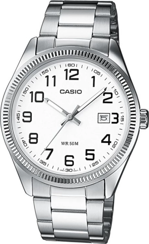 Casio Ρολόι με Μεταλλικό Μπρασελέ σε Ασημί χρώμα