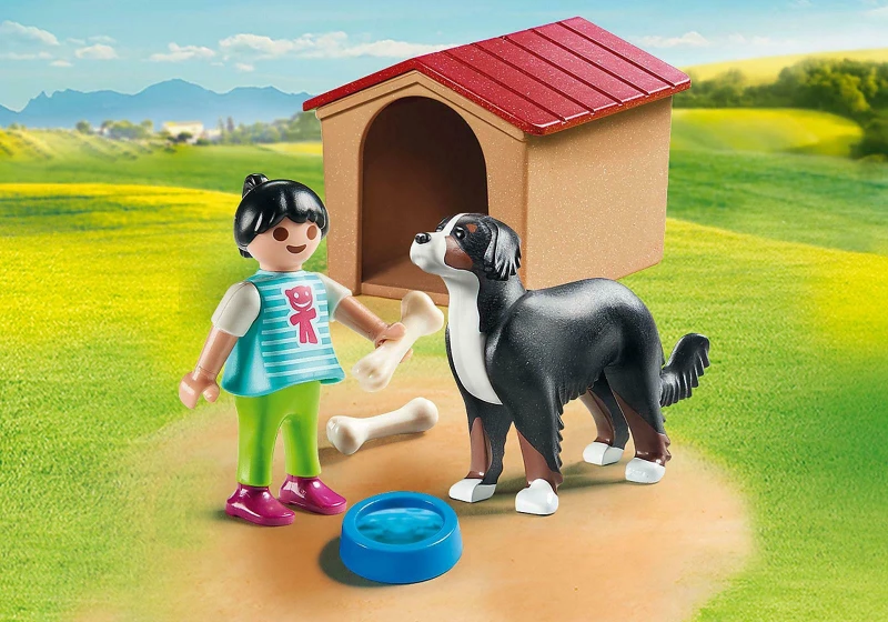 Playmobil Country: Farm Dog with Hut