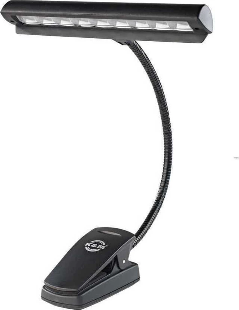 K&M 12249 Orchestra Light Eos Φως LED με Εύκαμπτο Βραχίονα για Αναλόγιο - Μαύρο