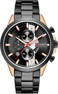 Ανδρικό Ρολόι Curren 8325 με χρονογράφους Black