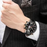 Ανδρικό Ρολόι Curren 8325 με χρονογράφους Black