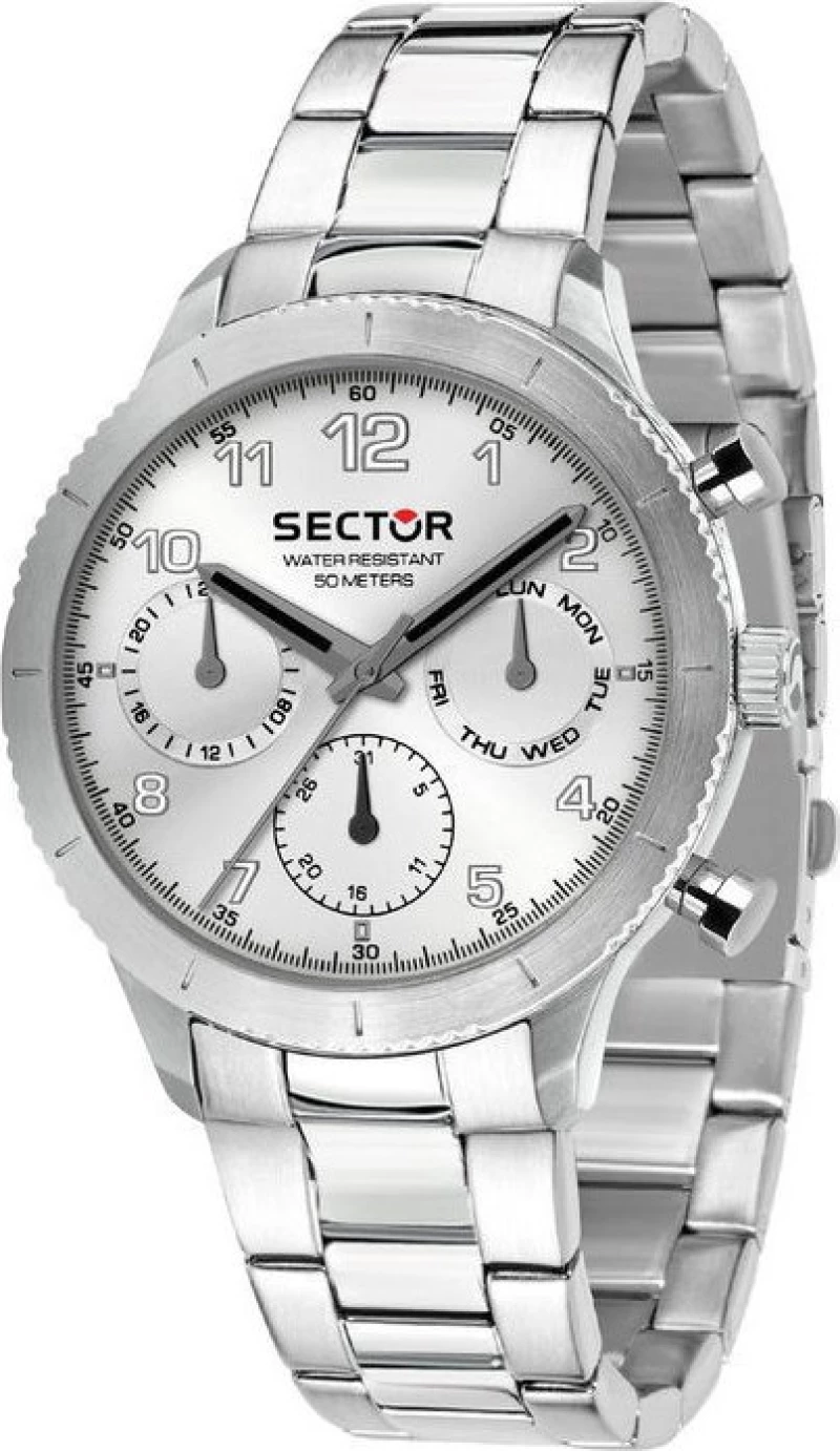 SECTOR 270 Silver Stainless Steel Bracelet