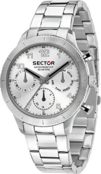 SECTOR 270 Silver Stainless Steel Bracelet