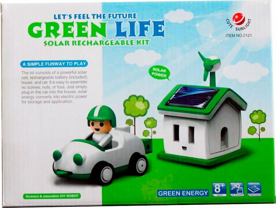 Green Life Ηλιακό Σπίτι με Αυτοκίνητο