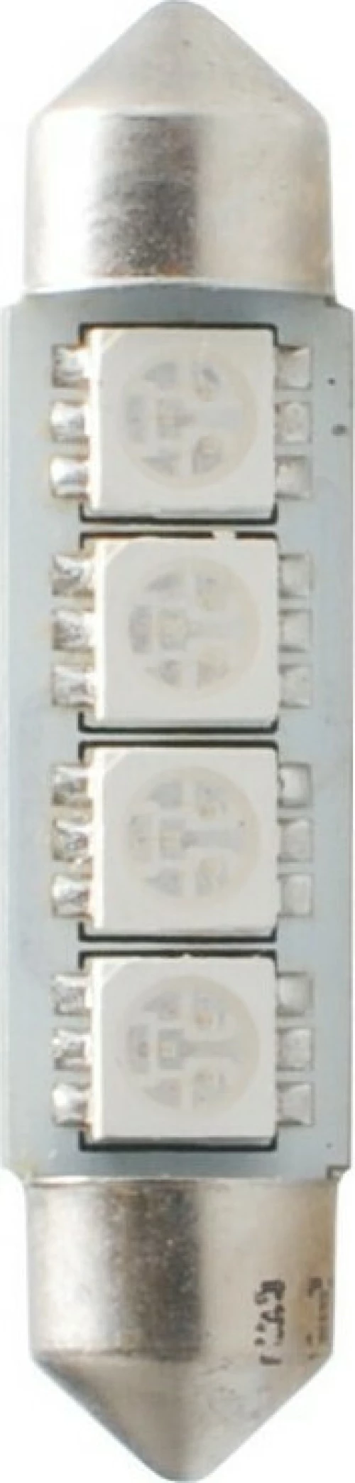 M-Tech C5W/C10W Can Bus Festoon 4 SMD 5050 Blue 12V 1τμχ