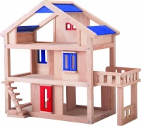 Plan Toys Κουκλόσπιτο με Ταράτσα