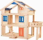 Plan Toys Κουκλόσπιτο με Ταράτσα