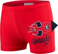 Παιδικο Μαγιο Κολυμβησης Αγοριων Speedo Applique Spaceship Aquashort Red/Navy 8-11730C846