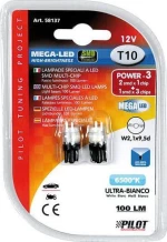 Lampa T10 Mega-Led Hi-Power 3 12V 2τμχ