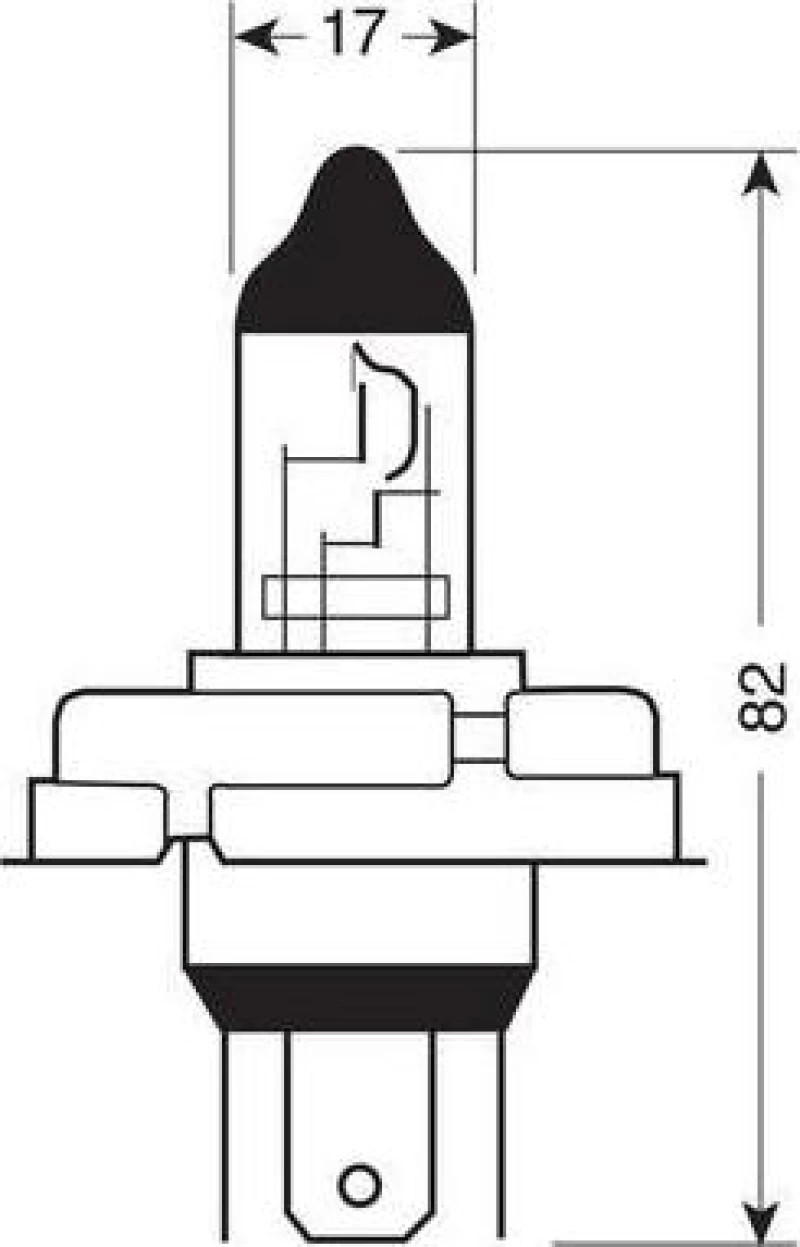 Lampa H5 Halogen 82mm 24V 1τμχ