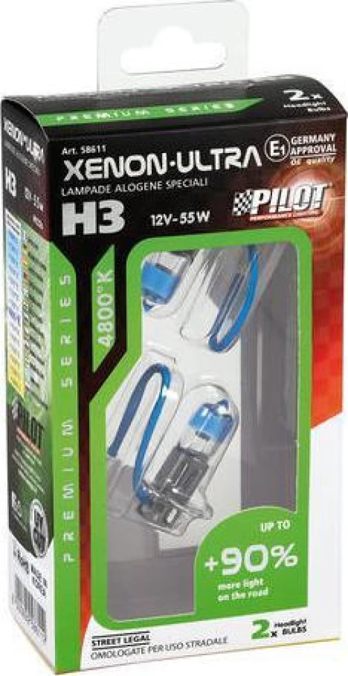 Lampa H3 Xenon Ultra 12V 2τμχ