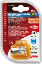Lampa P21W Hyper-Led Amber 24-38V 1τμχ Blister
