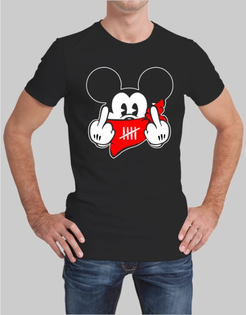 Mickey Mouse Swag t-shirt - BLACK