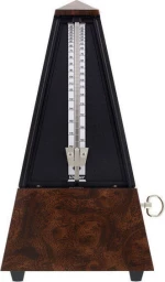 Wittner 845001 Designer Metronome, without Bell - Walnut Burl