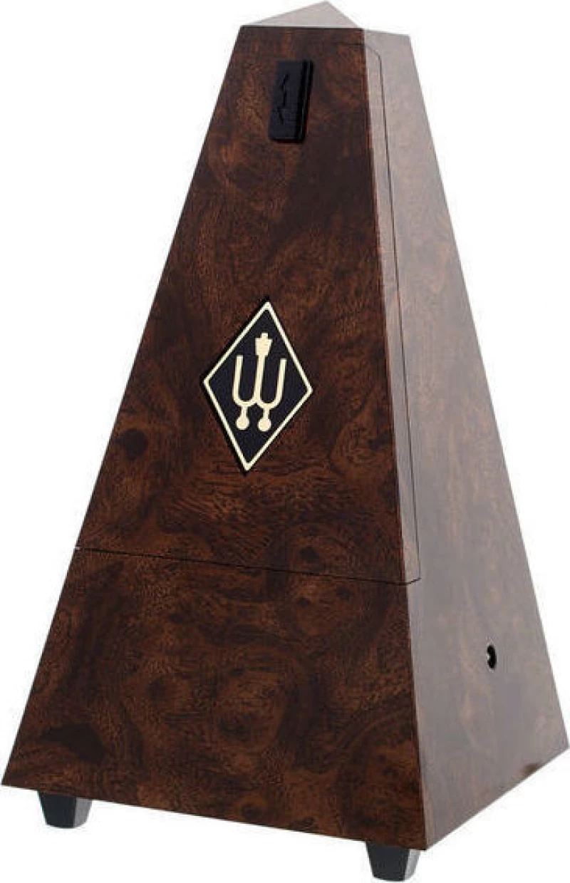 Wittner 845001 Designer Metronome, without Bell - Walnut Burl