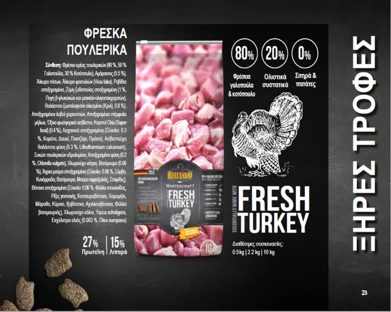 Belcando Mastercraft Fresh Turkey 10kg