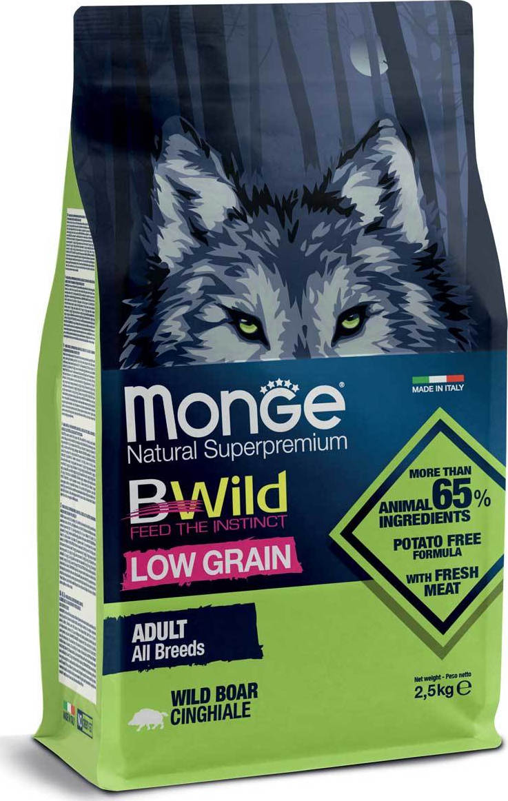 Monge BWild Low Grain All Breeds Adult Wild Boar 12kg