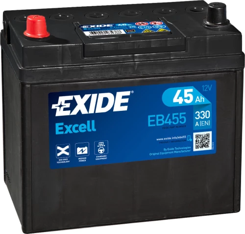 Exide Excell 45Ah (EB455)