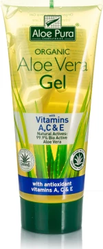 Optima Naturals Organic Aloe Vera Body Gel Vitamin A, C & E 200ml