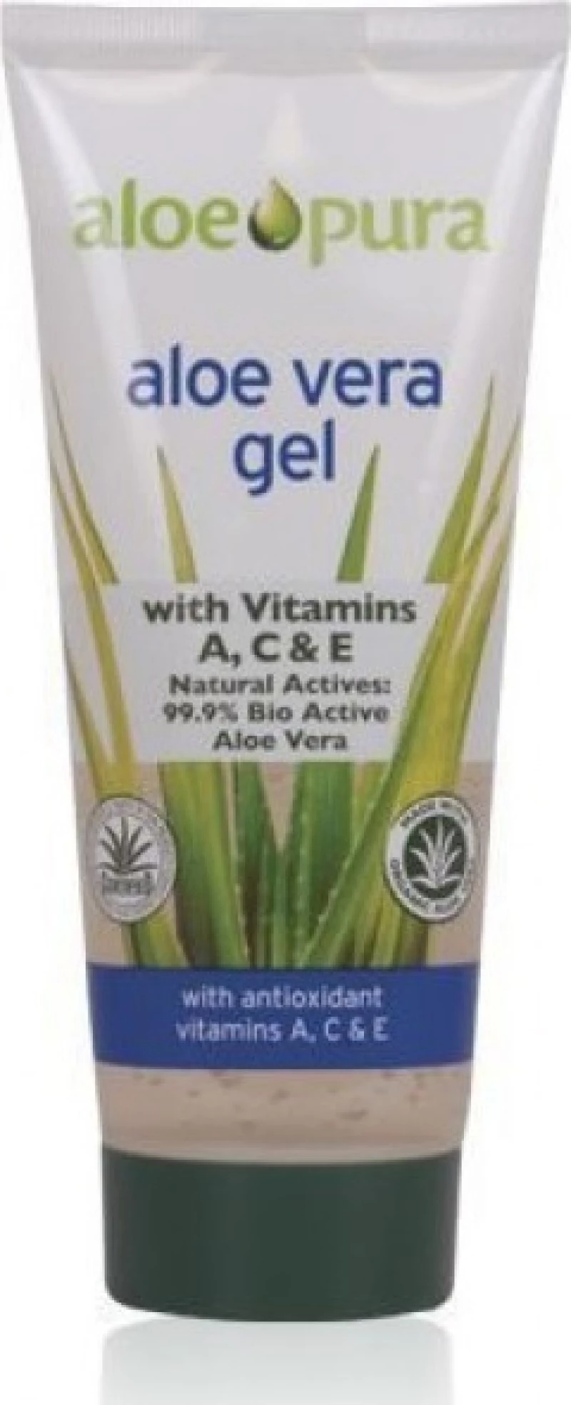 Optima Naturals Organic Aloe Vera Body Gel Vitamin A, C & E 200ml