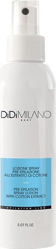 Didi Milano Epilation Line Pre Epilation Spray Lotion with Cotton Extract 150ml