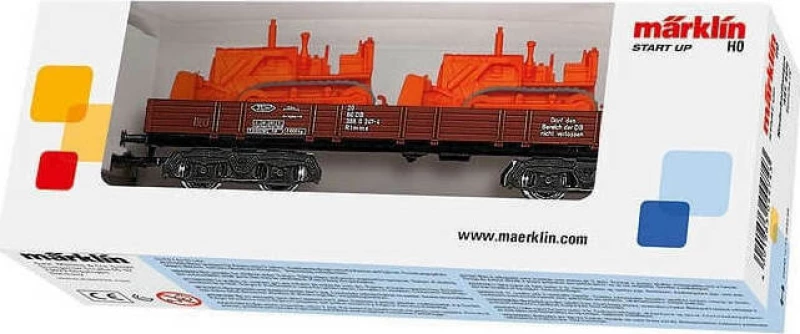 Marklin Low Side Car Orange