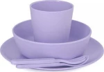 Bobo & boo Bamboo Dinnerware Set - Lilac