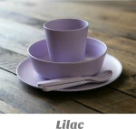 Bobo & boo Bamboo Dinnerware Set - Lilac