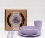 Bobo & boo Bamboo Dinnerware Set - Lilac