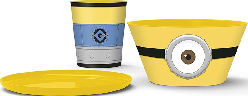 Σετ Φαγητού Minions , 3τμχ