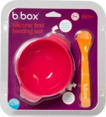 B.Box Silicone First Feeding Set Pink