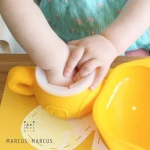 Marcus & Marcus Μπολ Σνακ Σιλικόνης Ροζ