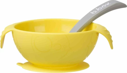 B.Box Silicone First Feeding Set Lemon