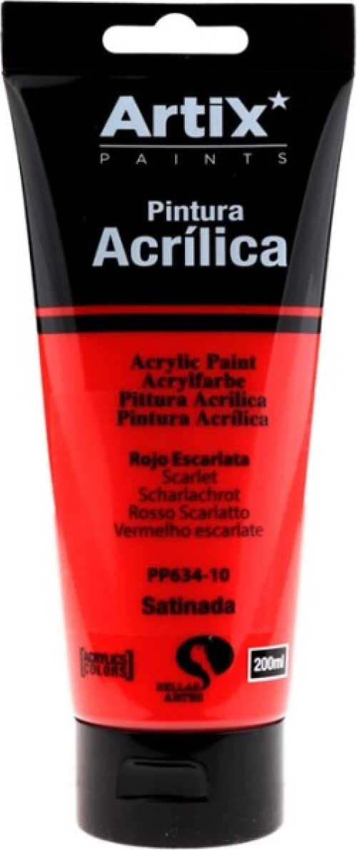 Artix Acrylic 200ml Scarlet