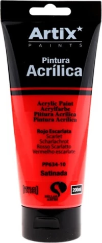 Artix Acrylic 200ml Scarlet