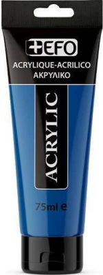 +Efo Acrylic 75ml 413 Primary Cyan