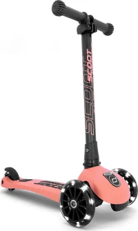 Scoot & Ride Highwaykick 3 LED Peach