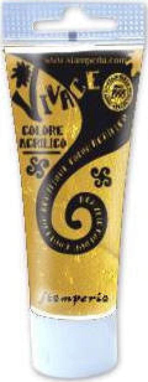 Stamperia Ακρυλικό Χρώμα Vivace 60ml Metallic Gold Coin