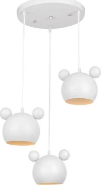 Elmark 3Φ Mickey Μεταλλικό 955MICKEY3/WH