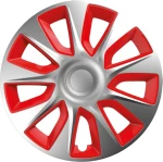 Versaco Σετ Τάσια Αυτοκινήτου Stratos 4τμχ 15" Ασημί / Κόκκινο