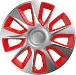 Versaco Σετ Τάσια Αυτοκινήτου Stratos 4τμχ 14" Ασημί/Κόκκινο