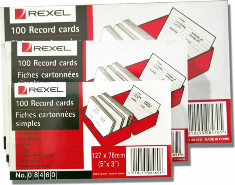 Καρτέλες Αποδελτίωσης 8465 Rexel