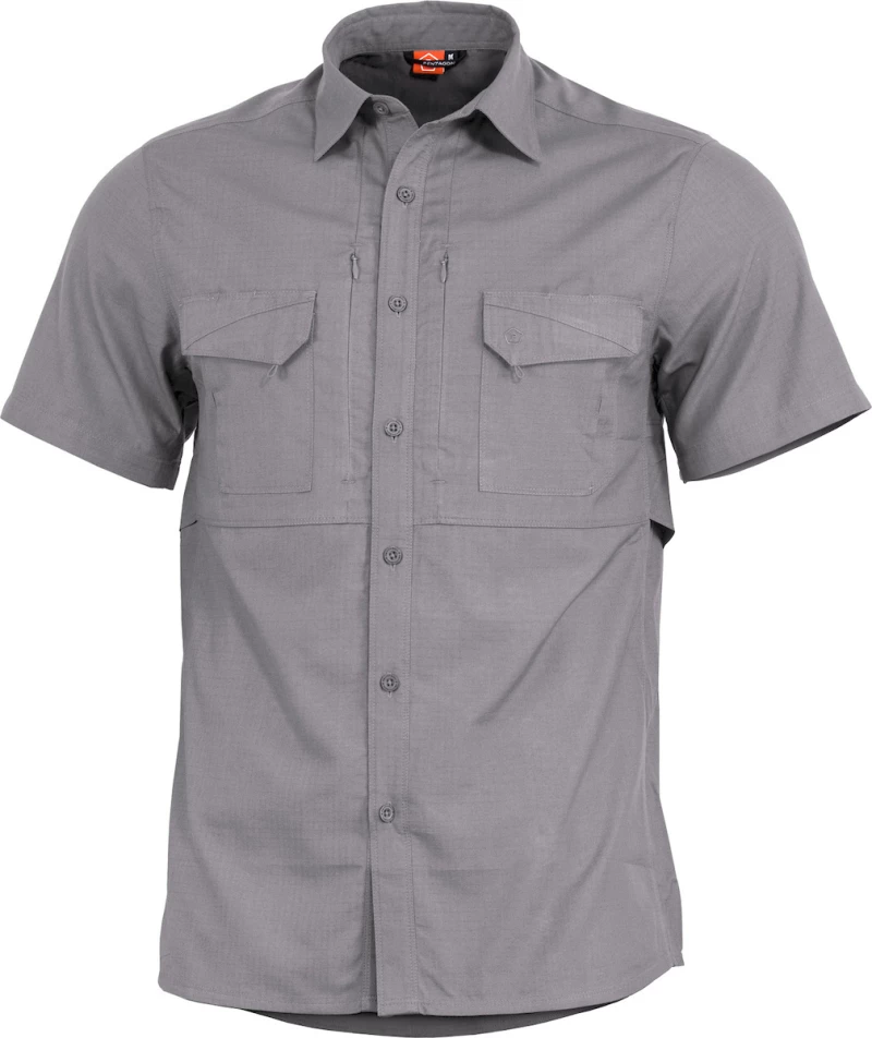Pentagon Plato Shirt Short Πουκάμισο Wolf Grey