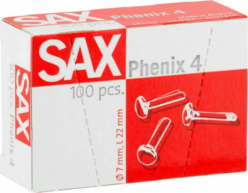 Sax Phenix No4 Διπλόκαρφα 22mm 100τμχ