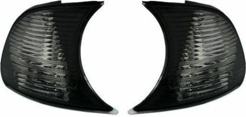Φλας δίπλα στο φανάρι BMW E46 coupe / cabrio (1999-2001) - φιμέ - σετ 2τμχ.