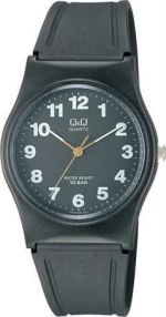 Q&Q Black Rubber Strap