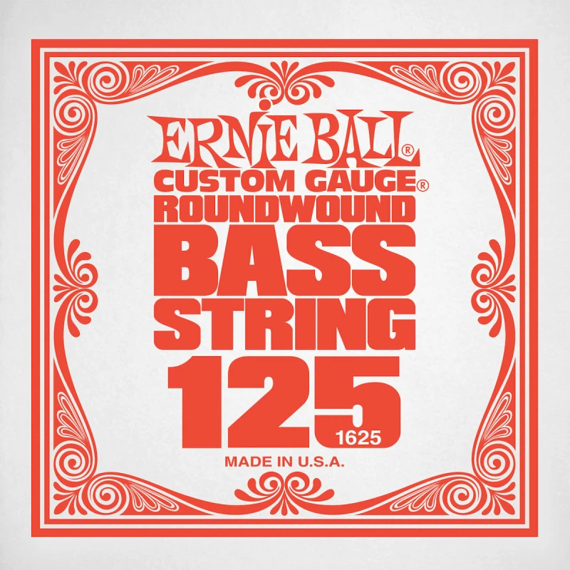 Ernie Ball Custom Gauge Electric Bass Nickel Wound .125